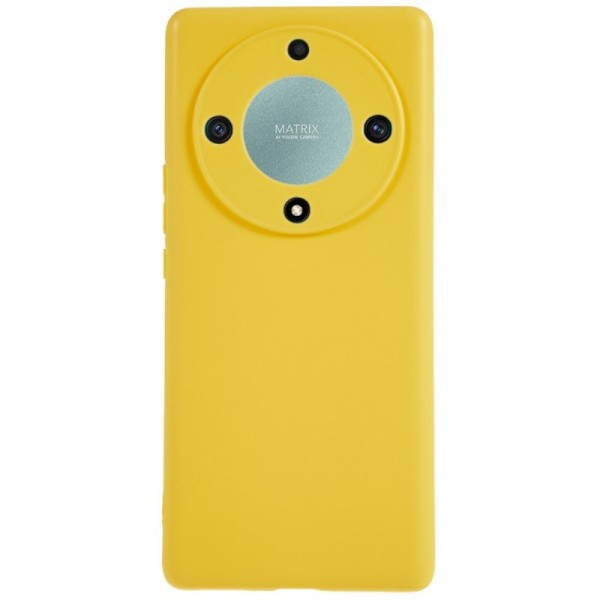 Cieta silikona (TPU) apvalks - dzeltens (Honor X9a)