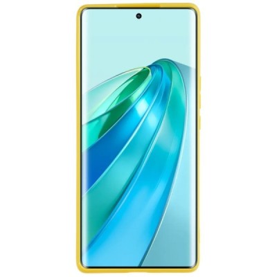 Huawei Honor X9a cieta silikona (TPU) dzeltens apvalks | vacins.lv