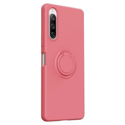 Sony Xperia 10 V „Ring“ Kickstand (TPU) sarkans apvalks | vacins.lv