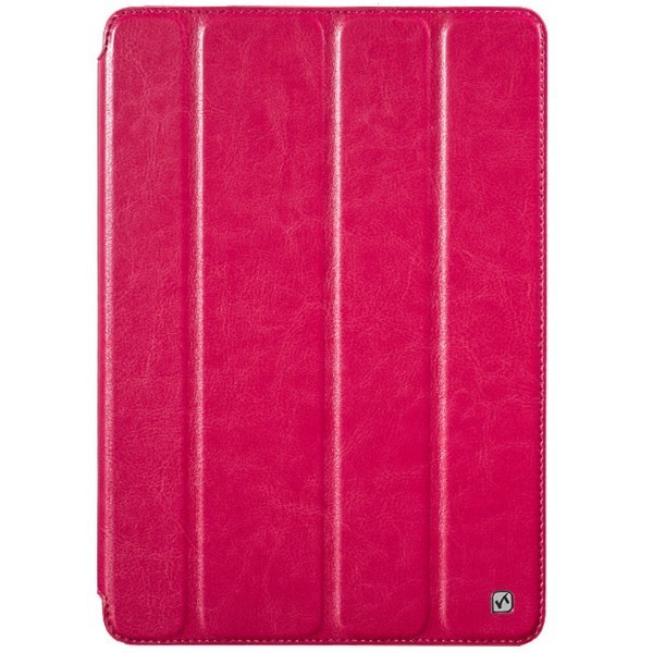„HOCO“ Crystal atvēramais ādas futrālis - rozs (iPad Air)