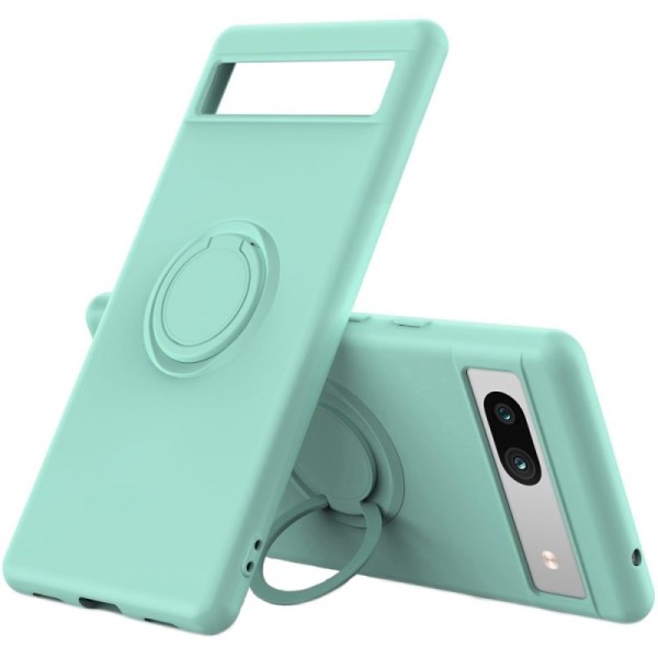 „Ring“ Kickstand (TPU) apvalks - piparmētru (Pixel 7A)