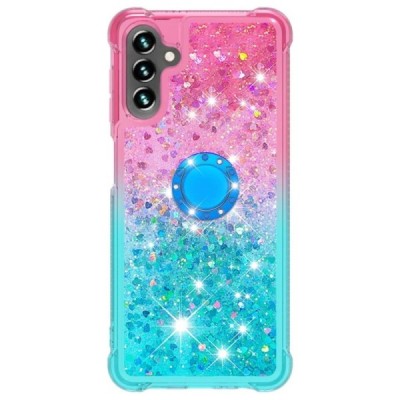 Samsung Galaxy A54 (SM-A546B) Shine Kickstand cieta silikona (TPU) piparmētru rozs apvalks | Vacins.lv