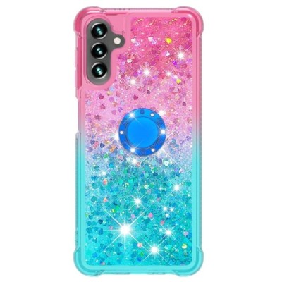 Samsung Galaxy A34 5G (SM-A346E) Shine Kickstand cieta silikona (TPU) piparmētru rozs apvalks | Vacins.lv