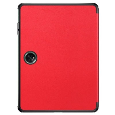 OnePlus Pad (Oppo Pad 2) atverčiamas raudonas odinis dėklas - knygutė | Priedai.lt