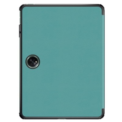 OnePlus Pad (Oppo Pad 2) atverčiamas žalias odinis dėklas - knygutė | Priedai.lt