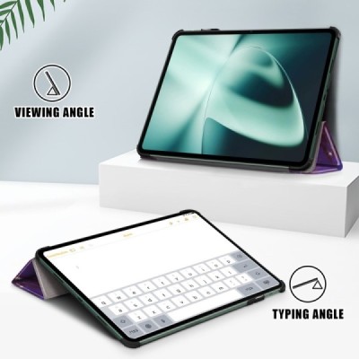 OnePlus Pad (Oppo Pad 2) atverčiamas „Cosmo“ spalvotas dėklas - knygutė | Priedai.lt
