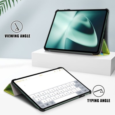 OnePlus Pad (Oppo Pad 2) atverčiamas „Unicorn“ spalvotas dėklas - knygutė | Priedai.lt