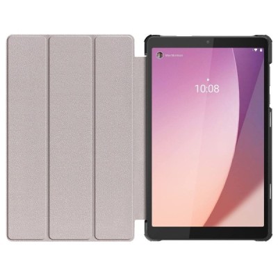 Lenovo Tab M8 8" Gen 4 atverčiamas juodas odinis dėklas - knygutė | Priedai.lt