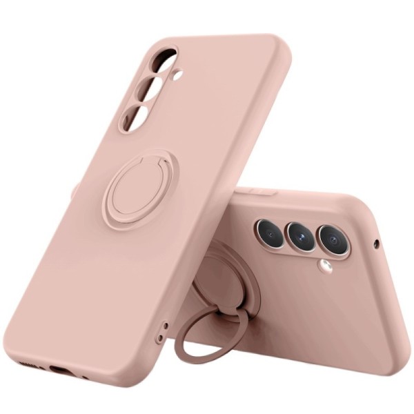 „Ring“ Kickstand (TPU) apvalks - rozs (Galaxy A34 5G)