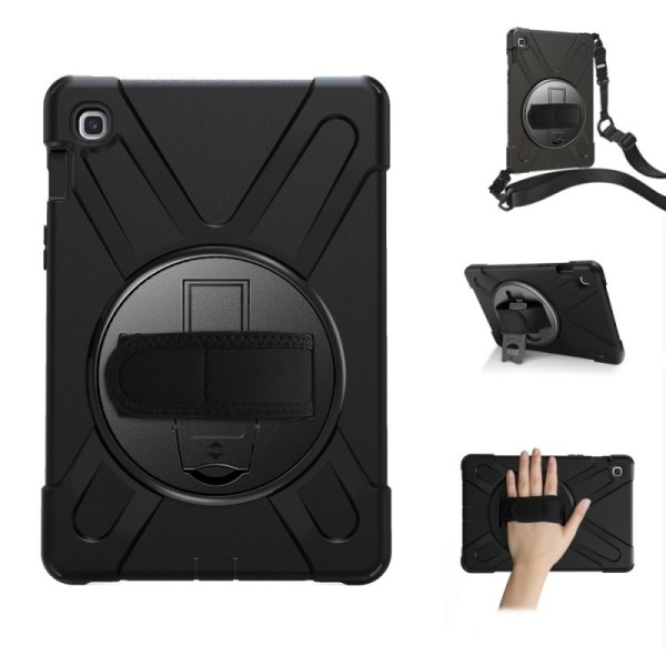 Pastiprinātas aizsardzības (360°) apvalks - melns (Galaxy Tab S5e)