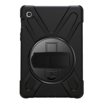 Samsung Galaxy Tab S5e (T720, T725) pastiprinātas aizsardzības melns (360°) apvalks, vaciņš | Vacins.lv