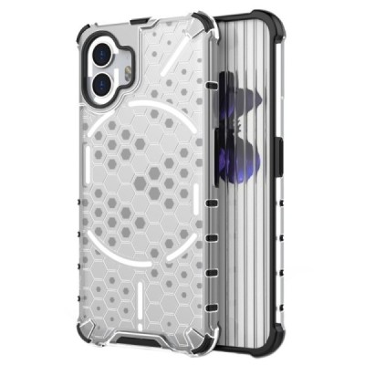 Honeycomb pastiprinātas aizsardzības dzidrs Nothing Phone 2 apvalks | Vacins.lv