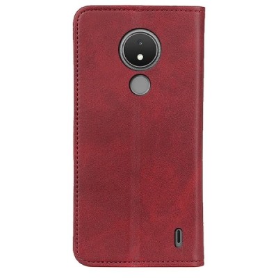 Nokia C21 „Split“ sērijas sarkans atvērams maciņš, maks | Vacins.lv