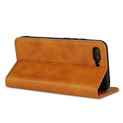 Huawei Honor 10 „Split“ sērijas gaiši brūns atvērams maciņš, maks | Vacins.lv