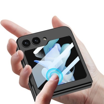 Samsung Galaxy Flip5 5G (SM-F731B) GKK Creative melns plastika apvalks | vacins.lv