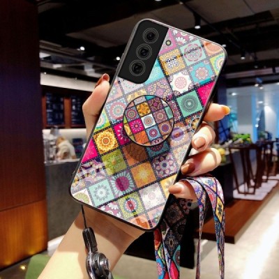 Samsung Galaxy S21 FE (Fan Edition) 5G „Pattern“ cieta silikona (TPU) krāsains apvalks | Vacins.lv