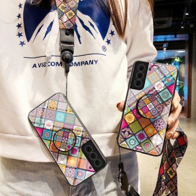 Samsung Galaxy S21 FE (Fan Edition) 5G „Pattern“ cieta silikona (TPU) krāsains apvalks | Vacins.lv