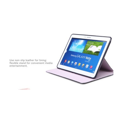 Tumši zils „8thdays“ Jessie's Melody atvērams Samsung Galaxy Note 10.1 2014 futrālis / Vacins.lv