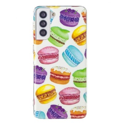 Samsung Galaxy S21 FE (Fan Edition) 5G „Glow“ Macaroon cieta silikona (TPU) krāsains apvalks | Vacins.lv