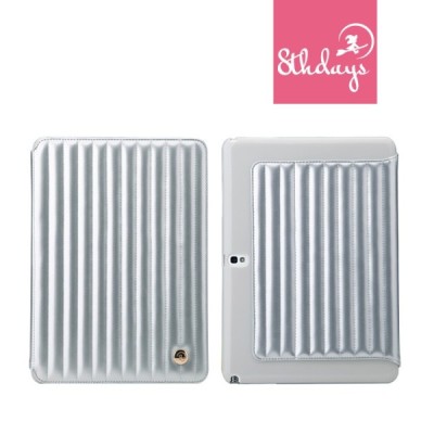 „8thdays“ Jessie's Melody prabangus atverčiamas sidabrinis Samsung Galaxy Note 10.1 2014 dėklas / Priedai.lt