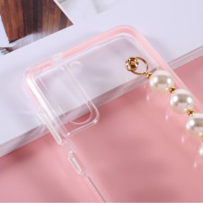 Samsung Galaxy S21 FE (Fan Edition) 5G „Pearl“ Strap cieta silikona (TPU) dzidrs apvalks | vacins.lv