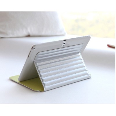 Sudraba „8thdays“ Jessie's Melody atvērams Samsung Galaxy Note 10.1 2014 futrālis / Vacins.lv