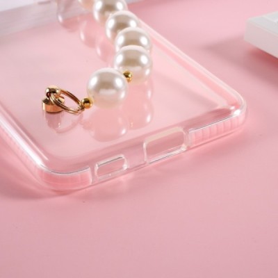 Samsung Galaxy S21 FE (Fan Edition) 5G „Pearl“ Strap cieta silikona (TPU) dzidrs apvalks | vacins.lv