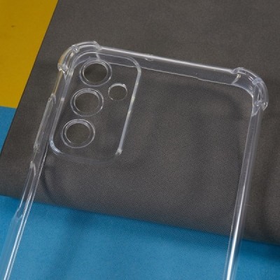 Sustiprintos apsaugos Samsung Galaxy M23 (SM-M236B, SM-E236B) skaidrus kieto silikono (TPU) dėklas | Priedai.lt