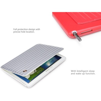 Sudraba „8thdays“ Jessie's Melody atvērams Samsung Galaxy Note 10.1 2014 futrālis / Vacins.lv