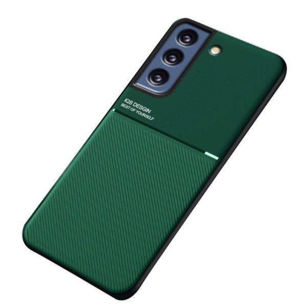 „Lines“ Magnetic cieta silikona (TPU) apvalks - zaļš (Galaxy S21 FE 5G)