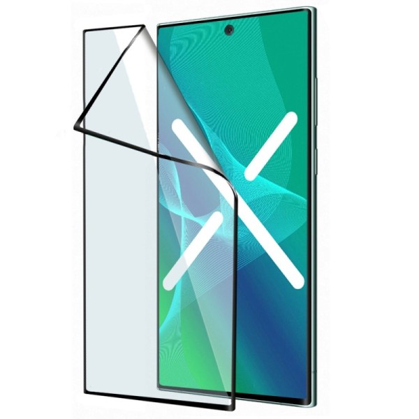 „Ceramics“ hibridinė apsauginė ekrano plėvelė (pilnai dengianti) - juoda (Galaxy S22 Ultra 5G)