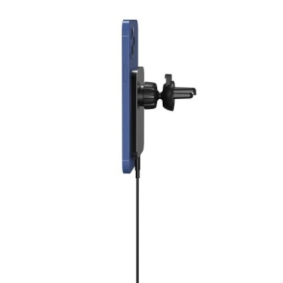 „X16“ Magnetic automašīnas telefona turētājs / lādētājs (15W) - melns | Vacins.lv