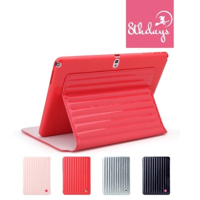 Sarkans „8thdays“ Jessie's Melody atvērams Samsung Galaxy Note 10.1 2014 futrālis / Vacins.lv