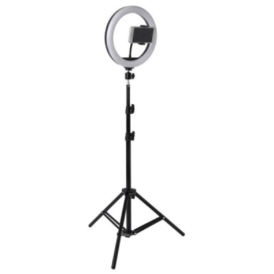 „Tripod“ LED Ring Fill Light telefono laikiklis - asmenukių fotografavimo stovas | Priedai.lt