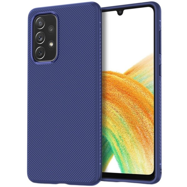 „Jazz“ kieto silikono (TPU) dėklas - mėlynas (Galaxy A33 5G)