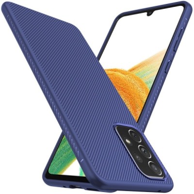 Samsung Galaxy A33 5G (SM-A336E) kieto silikono TPU mėlynas dėklas - nugarėlė | Priedai.lt