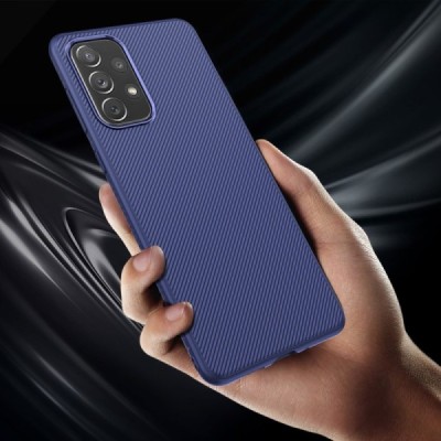 Samsung Galaxy A33 5G (SM-A336E) kieto silikono TPU mėlynas dėklas - nugarėlė | Priedai.lt