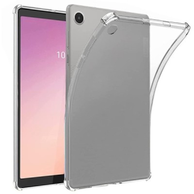 Lenovo Tab M8 8" Gen 4 pastiprinātas aizsardzības cieta silikona (TPU) dzidrs apvalks | Vacins.lv