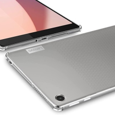 Lenovo Tab M8 8" Gen 4 pastiprinātas aizsardzības cieta silikona (TPU) dzidrs apvalks | Vacins.lv