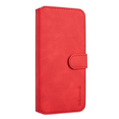 Xiaomi Mi 9 SE atvēramais ādas sarkans retro maciņš (maks) | Vacins.lv