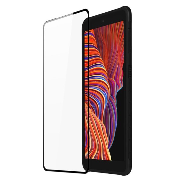 „Calans“ Tempered Glass ekrāna aizsargstikls 0.26 mm - melns (Galaxy XCover Pro)