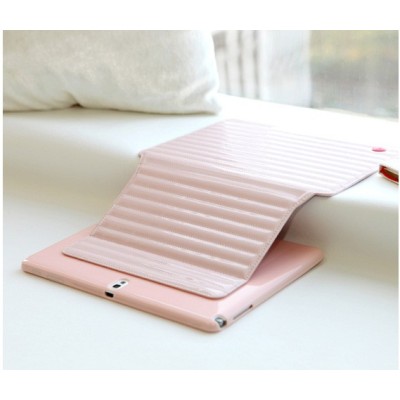 „8thdays“ Jessie's Melody prabangus atverčiamas rožinis Samsung Galaxy Note 10.1 2014 dėklas / Priedai.lt