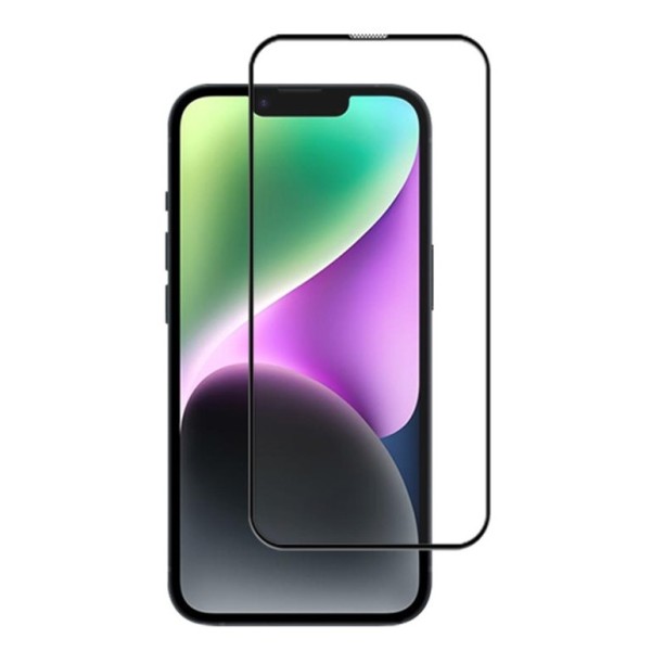 „Mocolo“ 3D Tempered Glass ekrāna aizsargstikls 0.26 mm - melns (iPhone 15 Plus)