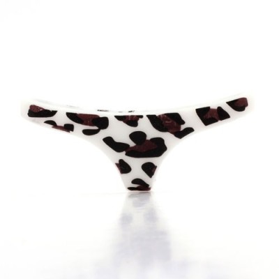 Balta, leoparda mīksta silikona elefona apakšbikses / Vacins.lv