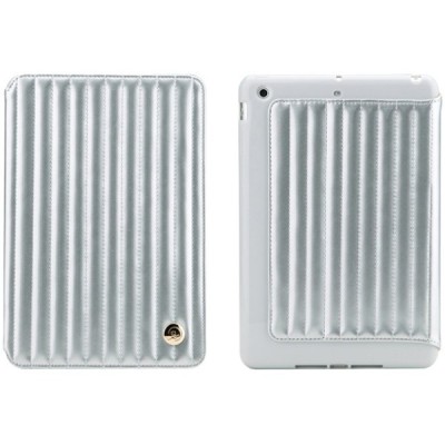 Sudraba „8thdays“ Jessie's Melody atvērams Apple iPad Mini futrālis / Vacins.lv