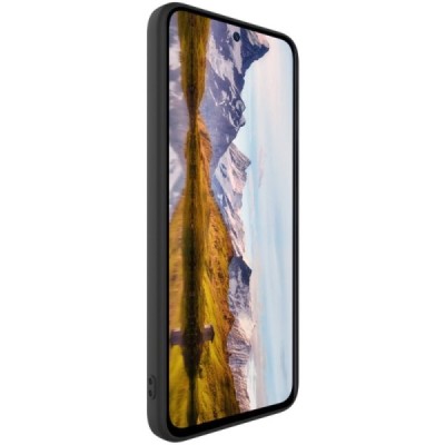 Xiaomi Redmi 12 4G „Imak“ cieta silikona (TPU) melns apvalks | vacins.lv