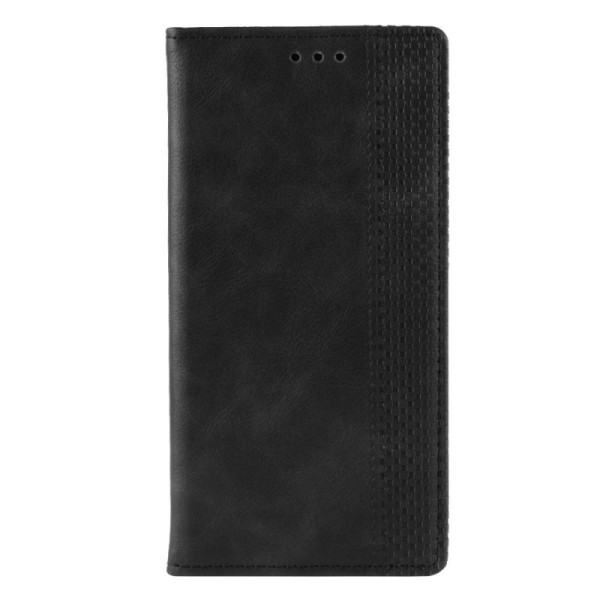 „Vintage“ atverčiamas dėklas - juodas (Nokia 8.1 2018)