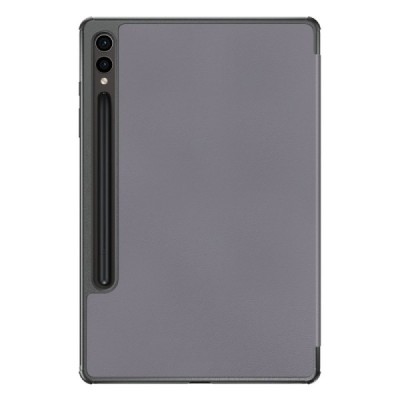 Samsung Galaxy Tab S10+, S9+, S9 FE+ atvēramais pelēks maciņš | Vacins.lv