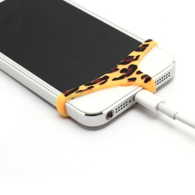 Telefono geltoni, leopardiniai, minkšto silikono apatiniai („triusikai“) / Priedai.lt