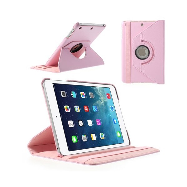 Atvēramais futrālis 360° - rozs (iPad Mini 1 / 2 / 3)